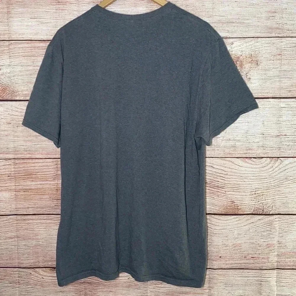 Deer Graphic T-Shirt Grey Size XL - Picture 4 of 4